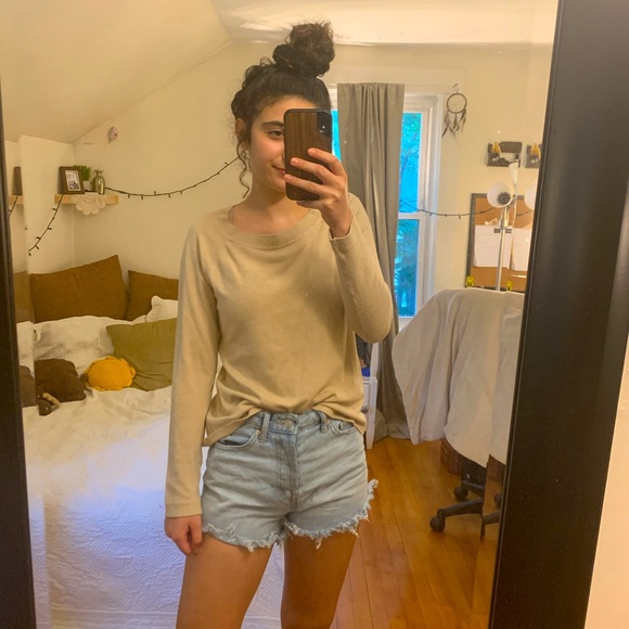 Ann Taylor Loft Cream Sweater - Picture 1 of 6